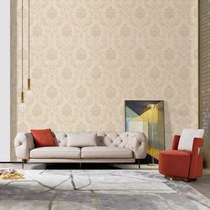 Tissu mural jacquard teint en fil, largeur 280 cm, support non-tissé, revêtement mural textile pour hôtel, villa, intérieur de luxe # Série 105 - Product Image 2