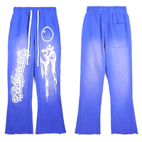 Ensembles de survêtements personnalisés avec logo, design Y2K, en molleton doublé éponge, comprenant un sweat à capuche et un pantalon de jogging, impression sérigraphique, style streetwear