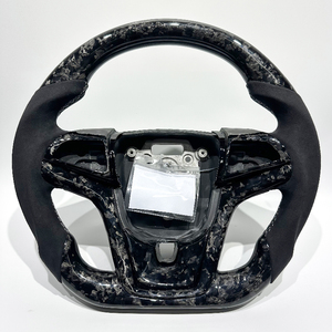 Volant sport en fibre de carbone forgée avec Alcantara pour <span class=keywords><strong>Chevrolet</strong></span> <span class=keywords><strong>SS</strong></span>, forme D, vente directe d'usine - Product Image 1