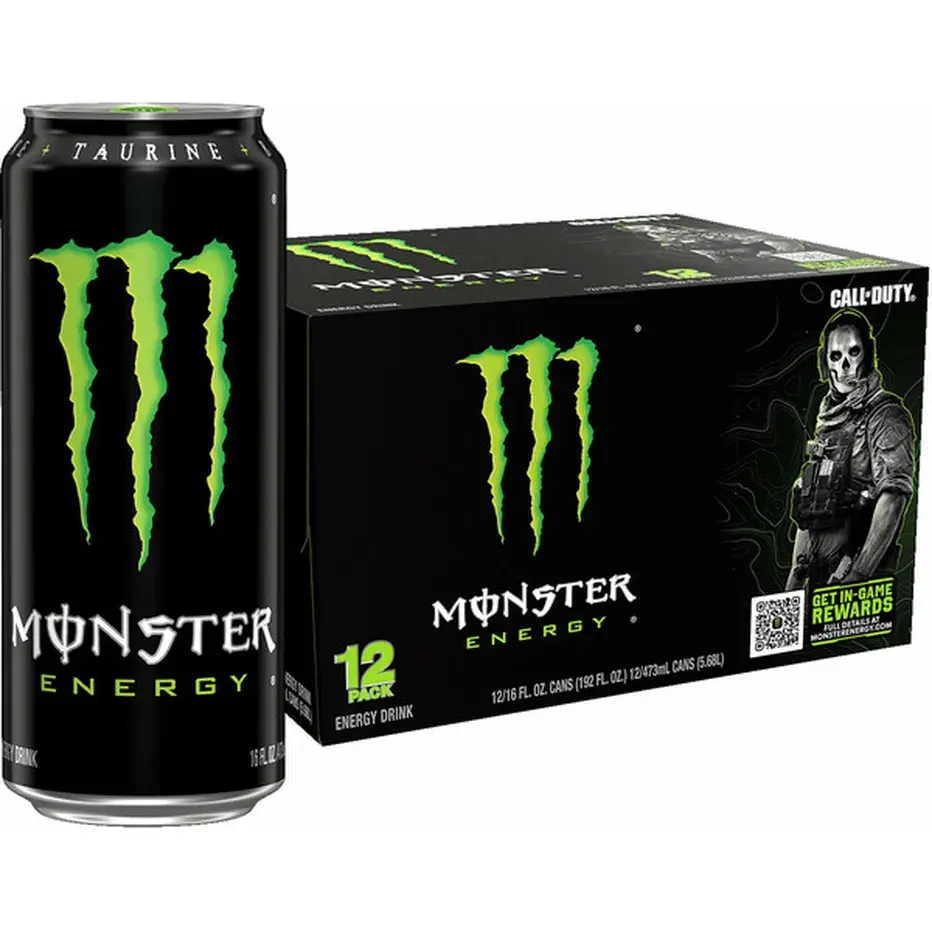 Kaufen Sie Monster Energy Drink im Shop massenhaft vom renommierten Lieferanten Monster Energy Drink 500 ml (Verpackung mit 24) Online-Großhandelspreise