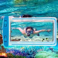 Sac de téléphone portable Unionpromo, transparent, en ABS+PVC EVA, étanche, design sportif, pour téléphones de 5,5 pouces, 21*10,8 cm, 55g, CE