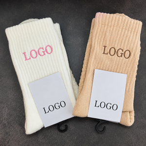 High Quality Designer OEM Personalised Knitted <strong>Socks</strong> Embroidery Logo Crew Embroidered Custom Men <strong>Socks</strong> - Product Image 1