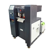 Machine de découpe laser entièrement automatique pour gravure de papier/ribbons en nylon, découpe multi-formes de rubans cadeaux en queue d'hirondelle, découpe sans frais graphiques 1