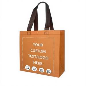 Bolsa de Comida para Llevar de Gran Capacidad, Base Extra Ancha, No Tejida, Personalizable con Logotipo, para Catering y Entrega de Alimentos - Product Image 1
