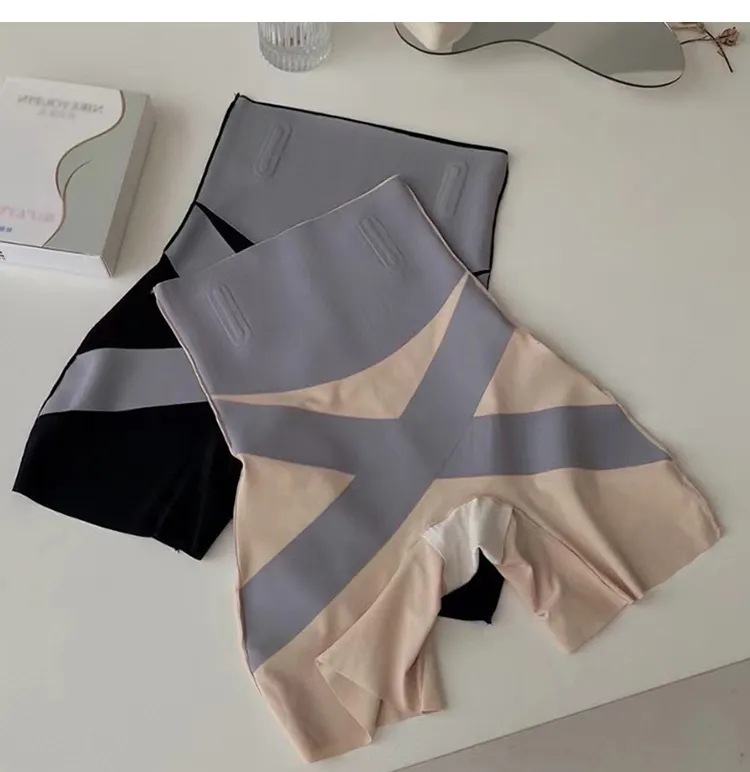 Mutandine basse Shapewear per la pancia piatta Shorts senza cuciture per donne che modellano il corpo a croce pugili sportivi pantaloni di sicurezza dimagranti