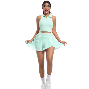 ชุดออกกำลังกายกลางแจ้ง ชุดวิ่ง ชุดโยคะ ชุดฟิตเนส ระบายอากาศได้ดี ชุดเทนนิส ชุดกอล์ฟ ชุดเทนนิสหรูหรา - Product Image 6