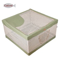 Cage de tente portable sécurisée pour animaux de compagnie Chenil inférieur étanche confortable et confortable pour votre ami à fourrure