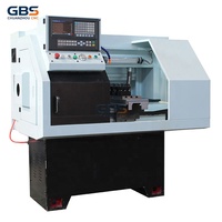 Tour CNC à lit plat CE automatique, haute précision, 4 axes, rail linéaire de 32 mm, broche de 220 V, pour micromécanique de précision