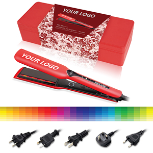 Plancha de Pelo Profesional Infrarroja MAC, Sedosa, Brillante y Suave, Doble Voltaje, Pantalla LCD 480 ° Plancha de Pelo de Calentamiento Rápido F, Regalo - Product Image 6