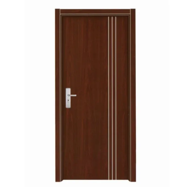 Teak polish solid wooden door designs