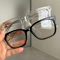 Montures de lunettes en acétate assorties en gros à prix abordable, stock prêt, lunettes optiques pour hommes aux visages en diamant, durables, livraison rapide