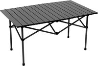 Table de camping pliante portable, table d'appoint en aluminium légère, rectangulaire, avec sac de transport, mobilier d'extérieur, cuisine, randonnée