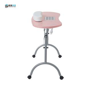 <span class=keywords><strong>Table</strong></span> de <span class=keywords><strong>manucure</strong></span> <span class=keywords><strong>pliante</strong></span> Portable, rose, avec pieds en fer, 1 pièce - Product Image 2