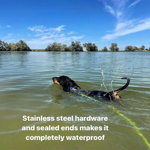 Guinzaglio per cani in PVC <span class=keywords><strong>Extra</strong></span> lungo in PVC, lunga e impermeabile, con fettuccia resistente e resistente, in PVC impermeabile, guinzaglio per cani - Product Image 6