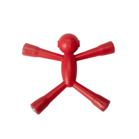 Jouet magnétique flexible en forme de petit homme, figurine magnétique colorée, jouet éducatif créatif pour enfants, vente en gros personnalisée