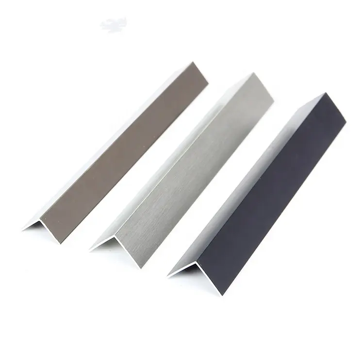 Chinese factory price custom aluminum angle L shape extrusion corner aluminum profiles