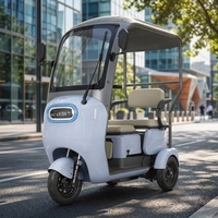 Tricycle électrique semi-fermé neuf pour usage domestique, pratique pour les adultes et les personnes âgées