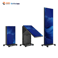 Écran d'affichage numérique LED portable pliable pour centre commercial, intérieur, P1.5 P2.5