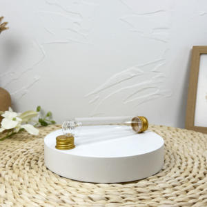 <b>Travel</b> <b>Size</b> 2ml Matte Glass Roller <b>Bottle</b> with Black Aluminum Cap for Essential Oils - Product Image 2