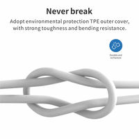 Cable USB C 3A Carga rápida 1M Cable DE DATOS DE USB a tipo C para todos los puertos tipo C Teléfono móvil y computadora Compatible con auriculares