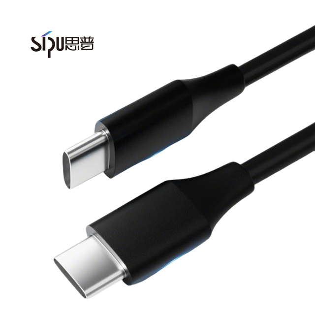 Sipu Factory Price USB3.1 USB-C Cable 3ft 4K UHD 10Gbps Data Transfer 3A 60W PD Fast Charging Type C Cable for Laptop Macbook