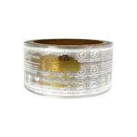 Étiquettes personnalisées en vinyle transparent gaufré imperméables pour huiles essentielles, utilisées pour rehausser l'aspect haut de gamme des produits