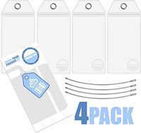 Étiquettes de bagage transparentes de haute qualité pour croisière, anti-perte, auto-adhésives, pour tri de cartes d'embarquement, ensemble de voyage