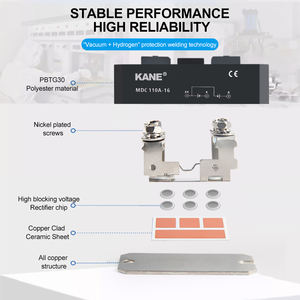 Module <span class=keywords><strong>de</strong></span> <span class=keywords><strong>diode</strong></span> à <span class=keywords><strong>pont</strong></span> redresseur haute puissance à thyristor MDC 1200A 1600V, convertisseur <span class=keywords><strong>de</strong></span> fréquence en silicium, inverseur <span class=keywords><strong>de</strong></span> démarrage progressif du moteur - Product Image 2