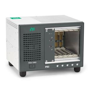 National Instruments PXIe-1083 ชุดแชสซี PXI ที่มีความเร็วสูงสุด 2 GB/s มาพร้อมกับช่องเสียบแบบผสมผสาน ตัวเชื่อมต่อแบบไฮบริด และแหล่งจ่ายไฟ 58 วัตต์ - Product Image 1