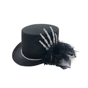 <span class=keywords><strong>Chapeau</strong></span> d'homme <span class=keywords><strong>marron</strong></span> noir Halloween squelette <span class=keywords><strong>pirate</strong></span> araignée motif avec crâne à vendre - Product Image 1