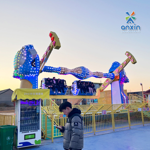 Fabricant Professionnel <span class=keywords><strong>de</strong></span> Manèges <span class=keywords><strong>de</strong></span> Parc d'Attractions Extérieur Top Spin avec Éclairage LED, Certifié CE, Construction en Acier et Fibre <span class=keywords><strong>de</strong></span> Verre pour - Product Image 1
