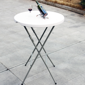 BJFlamingo küçük yuvarlak taşınabilir yüksek üst kokteyl masası Modern tasarım plastik katlanır ev mobilya ev oturma odası Bar kullanımı - Product Image 2