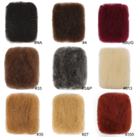 Extensions de Cheveux Naturels Afro Kinky de Luxe, Cheveux Humains en Gros, Mèches Torsadées Kinky Bouclées en Vrac