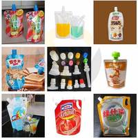 Prix usine Automatique détergent liquide jus sauce pâte doypack capsulage et bec poche machine de remplissage