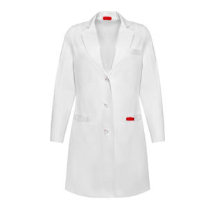 Blouse de laboratoire blanche élégante pour femmes vêtements chirurgicaux d'hôpital réutilisables respirants résistants à la chaleur XL brodés OEM - Product Image 6