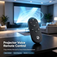 Control Remoto Inalámbrico JCXK de 7 Teclas con Activación por Voz para Ventilador de Techo Inteligente, OEM, ODM, Personalizado