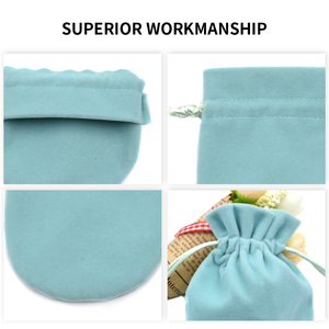 Bolsas de Terciopelo de Alta Calidad con Cordón, Personalizables con Logotipo, para Regalos y Joyería, Promoción de Marca, Venta al Por Mayor - Product Image 3