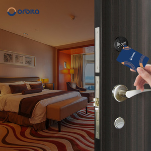 2025 nhà sản xuất hàng đầu trực tiếp điện thông minh Intertek an ninh khách sạn thép không gỉ chia phòng khách sạn cửa xử lý khóa - Product Image 2