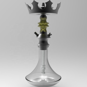 Narguilé en bois Shisha personnalisé avancé narguilé arabe en gros narguilé de production en acier inoxydable narguilé - Product Image 3