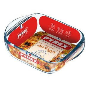 Pirofila en verre borosilicate (20x17x6cm) pour friteuse à air transparente 211B100 7640 - Product Image 1