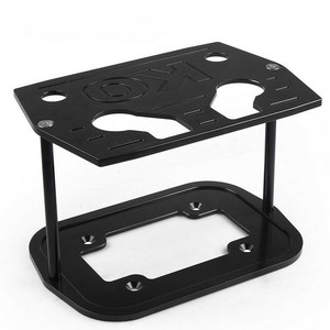 Bandeja de aluminio para batería de coche, para Optima 34 7, negro, rojo, azul, plateado - Product Image 1