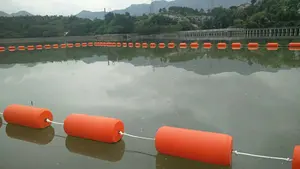 Flotteur de tuyau de Vicking pour barrière de déchets avec plastique de barrière de bouée flottante de mousse pour lac/rivière