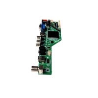 RR52C.03A Papan Utama TV LED Serbaguna dengan Papan Pengontrol DVB-T2 Kit SKD dan Komponen Panel Transistor Film Tipis
