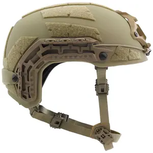 REVIXUN Capacete de proteção de cabeça tático de aramida de corte alto Caiman