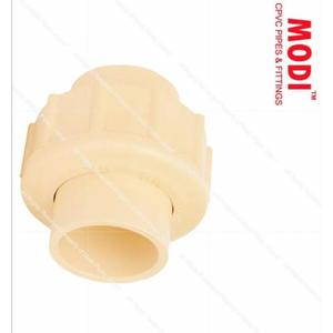 Conector de tubería CPVC Modi, acoplamiento redondo de color beige para tuberías de plomería de plástico - Product Image 6