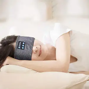 En iyi hediyeler uyku kulaklık uyku kulaklık bandı 10 saat müzik yumuşak elastik rahat kafa bandı Audifonos