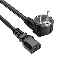 Cordon d'Alimentation SIPU Europe CEE7/7 pour Ordinateur ou Moniteur PC Européen
