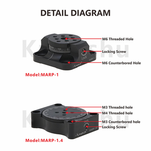 Plataformas de Traducción Rotatorias Manuales Serie MARP de Kungshu, Disponibles en Versiones de 1'', 1.4'', 2'' y 4.3'' - Product Image 3