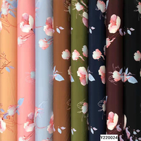 Impression numérique de haute qualité en Polyester, tissu imprimé Rose confortable au bord de la cour