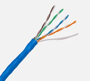 OEM Custom Manufacturer Cat5 Network Utp 5e Cable pure copper Utp 24awg 4pr Cat5e Cable
